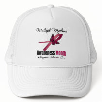 Multiple Myeloma Awareness Month Ribbon Butterfly hats by cancerapparel Multiple Myeloma Awareness Month Ribbon Butterfly hats