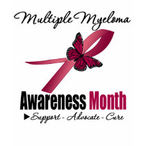 Multiple Myeloma Awareness Month Ribbon Butterfly t-shirts by cancerapparel Multiple Myeloma Awareness Month Ribbon Butterfly t-shirts