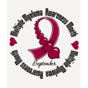 Multiple Myeloma Awareness Month Ribbon of Hearts t-shirts by cancerapparel Multiple Myeloma Awareness Month Ribbon of Hearts t-shirts