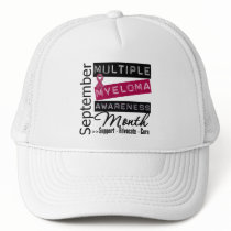 Multiple Myeloma Awareness Month Support hats by cancerapparel Multiple Myeloma Awareness Month Support hats