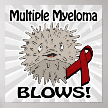Multiple Myeloma Blows Awareness Design Poster