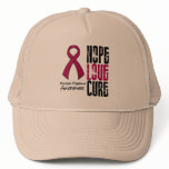 Multiple Myeloma Cancer Hope Love Cure Ribbon Hats