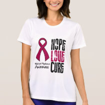 Multiple Myeloma Cancer Hope Love Cure Ribbon t-shirts by giftsforawareness Multiple Myeloma Cancer Hope Love Cure Ribbon t-shirts
