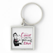 Multiple Myeloma Cancer Picked The Wrong Diva Keychains