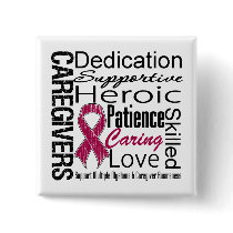 Multiple Myeloma Caregivers Collage Pin