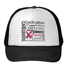 Multiple Myeloma Caregivers Collage Mesh Hat