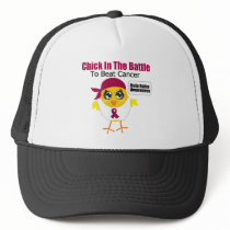 Multiple Myeloma Chick In the Battle hats by chicktshirts Multiple Myeloma Chick In the Battle hats