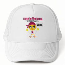 Multiple Myeloma Chick In the Battle hats by chicktshirts Multiple Myeloma Chick In the Battle hats