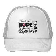Multiple Myeloma Collage of Hope Trucker Hats