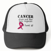 Multiple Myeloma Does Not Live Here Anymore hats by cancerapparel Multiple Myeloma Does Not Live Here Anymore hats