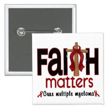 Multiple Myeloma Faith Matters Cross 1 Buttons