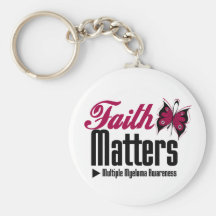 Multiple Myeloma FAITH MATTERS Keychains