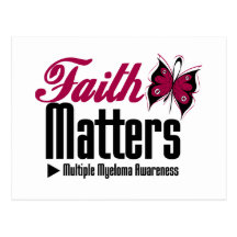 Multiple Myeloma FAITH MATTERS Post Cards