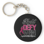 Multiple Myeloma Fight Defy Win keychains