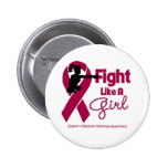 Multiple Myeloma Fight Like A Girl Knock Out buttons