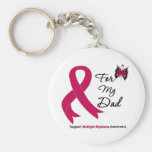 Multiple Myeloma For My Dad Keychain