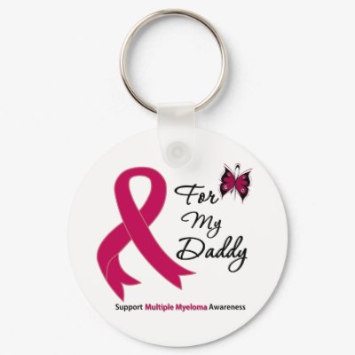 Multiple Myeloma For My Daddy Keychain