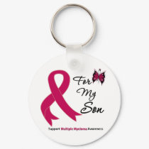 Multiple Myeloma For My Son keychains by shopforawareness Multiple Myeloma For My Son keychains