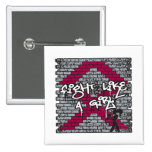 Multiple Myeloma Graffiti Wall Fight Like A Girl buttons