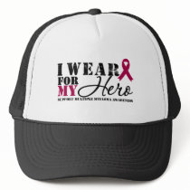 Multiple Myeloma Hero Ribbon hats by cancerapparel Multiple Myeloma Hero Ribbon hats