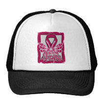 Multiple Myeloma Hope Butterfly Portrait Trucker Hat