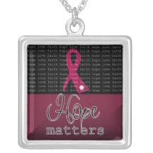 Multiple Myeloma Hope Matters Custom Necklace