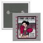 Multiple Myeloma I Fight Like A Girl Battle buttons