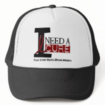 Multiple Myeloma I NEED A CURE 1 hats by awarenessgifts Multiple Myeloma I NEED A CURE 1 hats