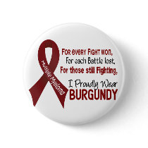 Multiple Myeloma I Proudly Wear Burgundy 1 buttons by awarenessgifts Multiple Myeloma I Proudly Wear Burgundy 1 buttons