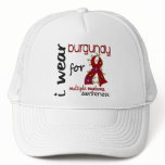 Multiple Myeloma I WEAR BURGUNDY FOR AWARENESS 43 Mesh Hats