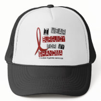 MULTIPLE MYELOMA I Wear Burgundy For My Grandma 37 Trucker Hat