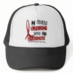 MULTIPLE MYELOMA I Wear Burgundy For My Grandma 37 Trucker Hat