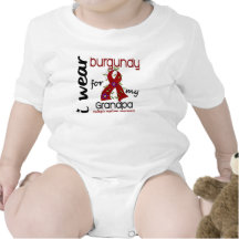 Multiple Myeloma I WEAR BURGUNDY FOR MY GRANDPA 43 T-shirt
