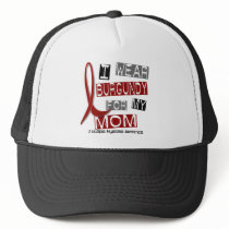 MULTIPLE MYELOMA I Wear Burgundy For My Mom 37 Hat