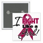 Multiple Myeloma Ribbon - I Fight Like a Girl buttons