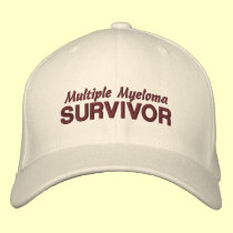 Multiple Myeloma Survivor embroidered hats