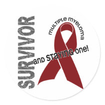 Multiple Myeloma Survivor stickers by awarenessgifts Multiple Myeloma Survivor stickers