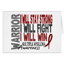 Multiple Myeloma Warrior Card