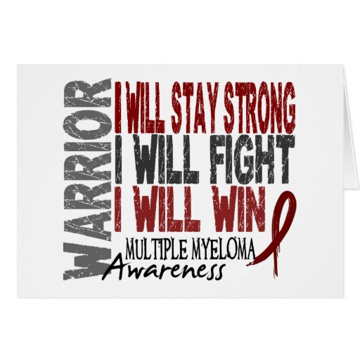 Multiple Myeloma Warrior Card