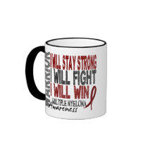 Multiple Myeloma Warrior Mugs