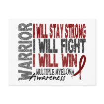 Multiple Myeloma Warrior Postcards