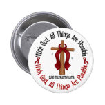 Multiple Myeloma WITH GOD CROSS 1 Buttons