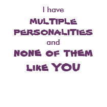 Multiple Personalities T-Shirt by catwoman62 Multiple Personalities T-Shirt