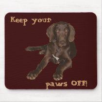 (multiple products selected) Addiction/Paws Off Mouse Pad