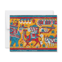 (multiple products selected)indian textile2 invitations