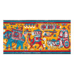 (multiple products selected)indian textile2 personalized photo card