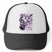 (multiple products selected) Rock the guitar_ Trucker Hat