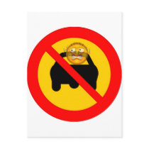 (multiple products selected) Travel, No fear_ Post Card