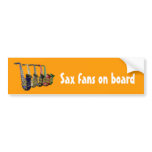 Multiple Sax Bumper Sticker