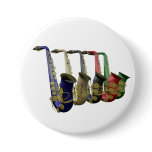 Multiple Sax Button Badge